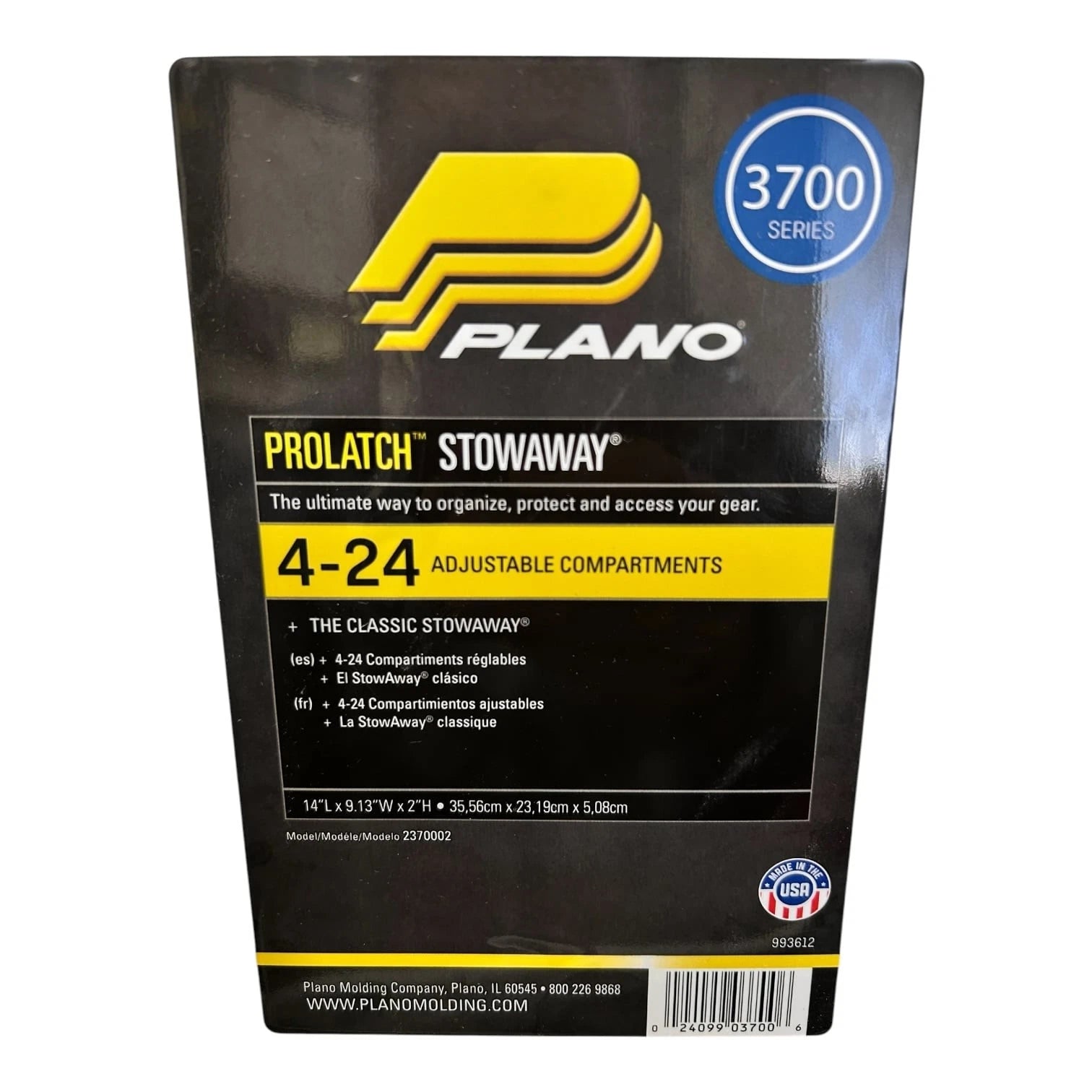 Stowaway Box for Plano 993612, Marine 3700 Series (14" x 9.13" x 2")