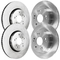 Front and Rear Disc Brake Rotors for Acura ILX (2016)