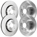 Front and Rear Disc Brake Rotors for Acura ILX (2016)