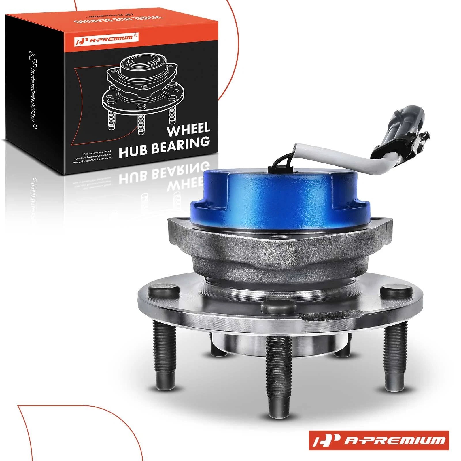 Front Wheel Hub & Bearing Assembly with ABS Sensor for Chevy Corvette 