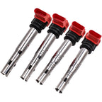 4 PACKS Spark Ignition Coil Pack For Audi TT MKII FWD 2.0T 2006 2007 2008 -2014