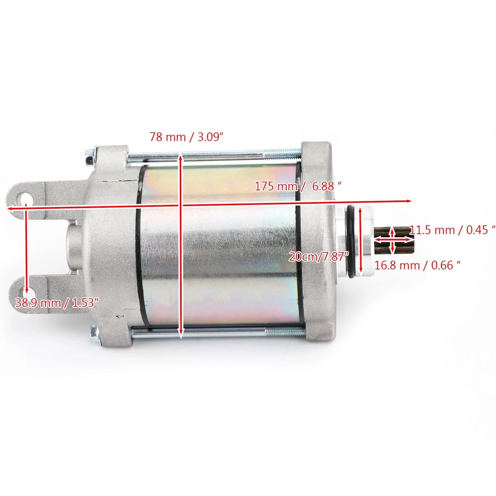 Starter for Kymco Scooters (31210-KHE7-9000-M1, 00128750, 31210-KHE7-90A)