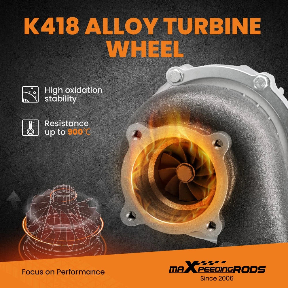 Universal Turbocharger for Up to 500 BHP (GT30 GT3037 GT3076)