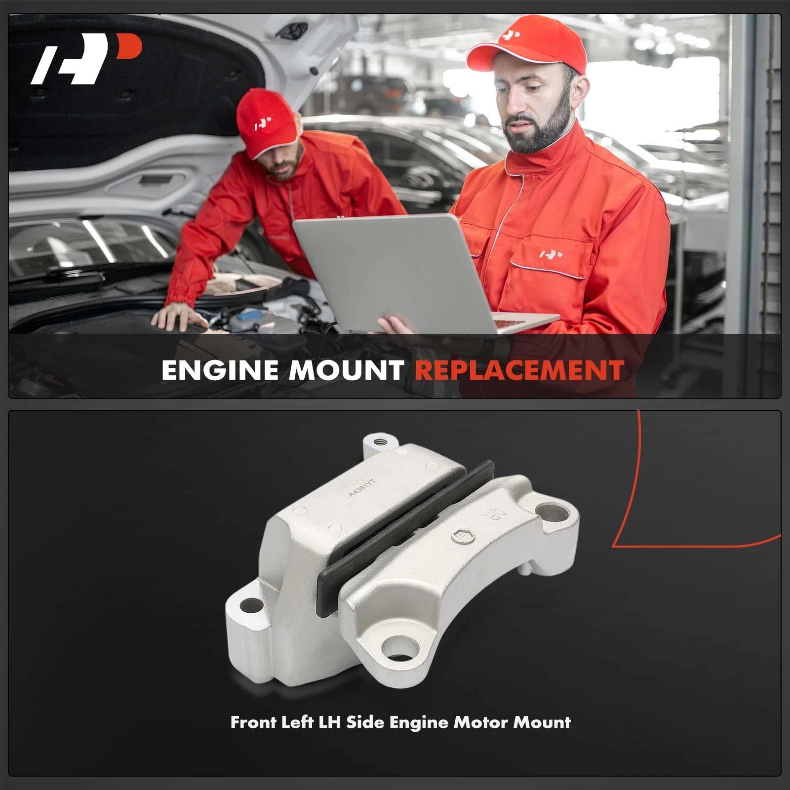 Front Left Engine Motor Mount for Nissan Altima (2019-2024) 2.5L Sedan