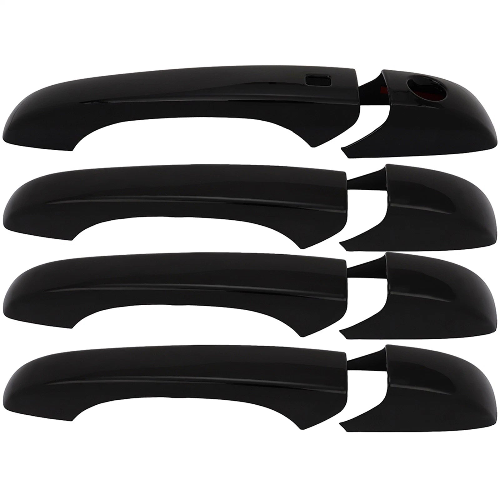 Set of 4 Door Handle Covers for Dodge Grand Caravan, Jeep Grand Cherokee