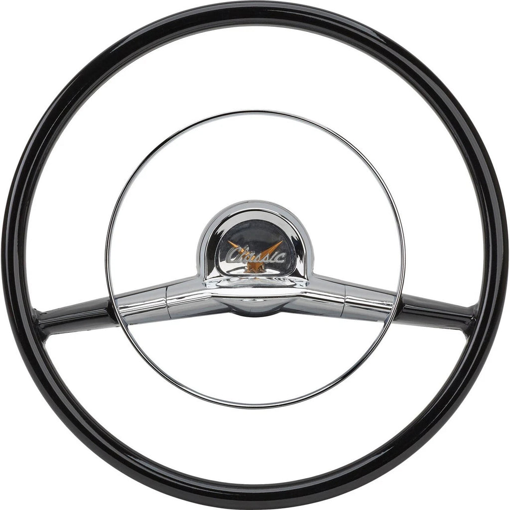 15 Inch Steering Wheel Replacement with Horn Button for 1957 Chevy Bel Air