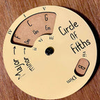 Melody Circle Wooden Tool for Transposing and Harmonizing (64 Characters)