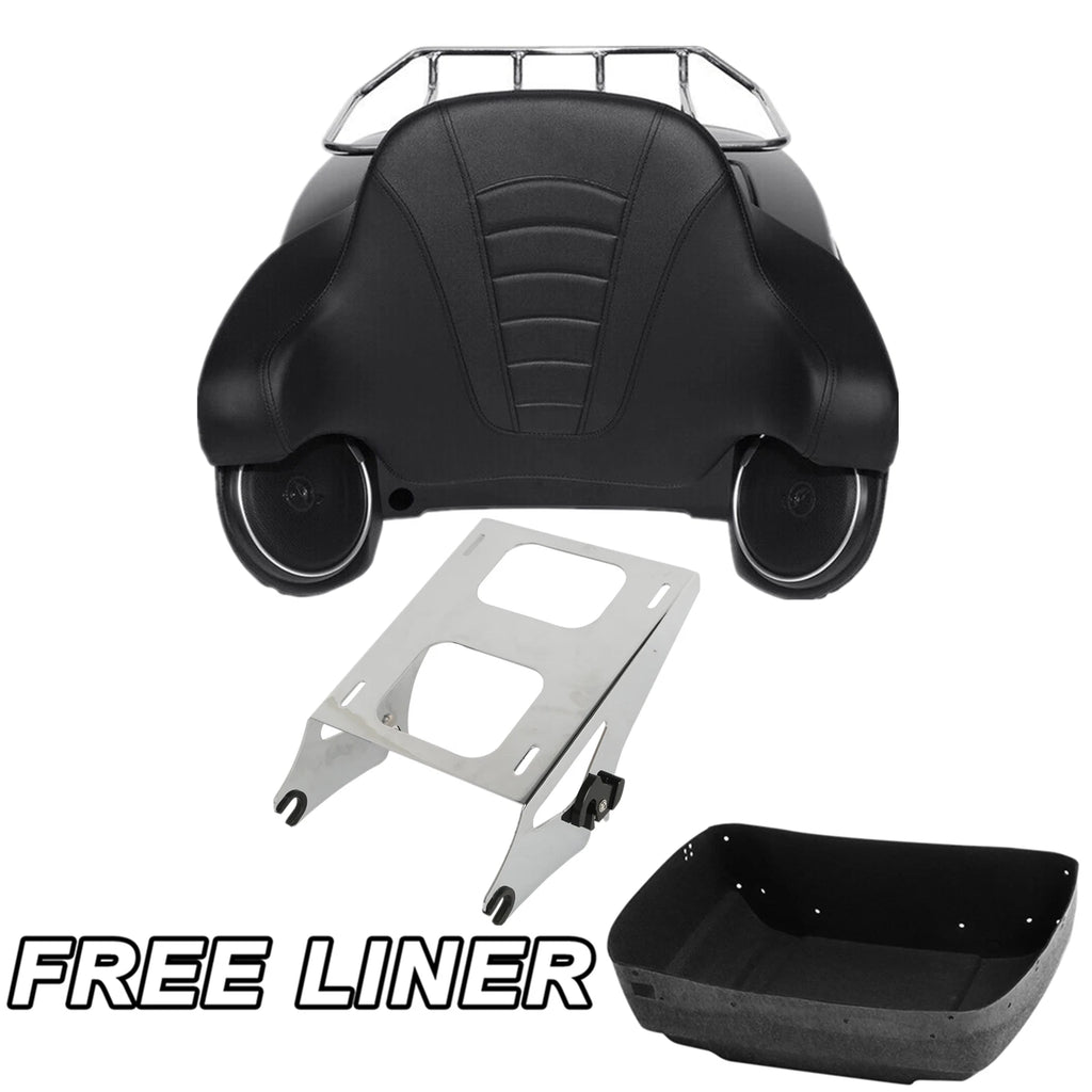 Trunk Pad Speaker Mount Rack for Harley Street Road Glide (2014–2026)