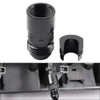 8AN Male to 3/8" Quick Disconnect EFI Fuel Rail Adapter for GM LS (2001–2023)