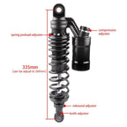 Set of 2 Rear Shock Absorbers for Harley Sportster XL 1200 883 (2004–2017)