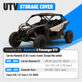 2X Seat Vehicle Storage Dust Cover for Can-Am Maverick X3, Polaris RZR UTV