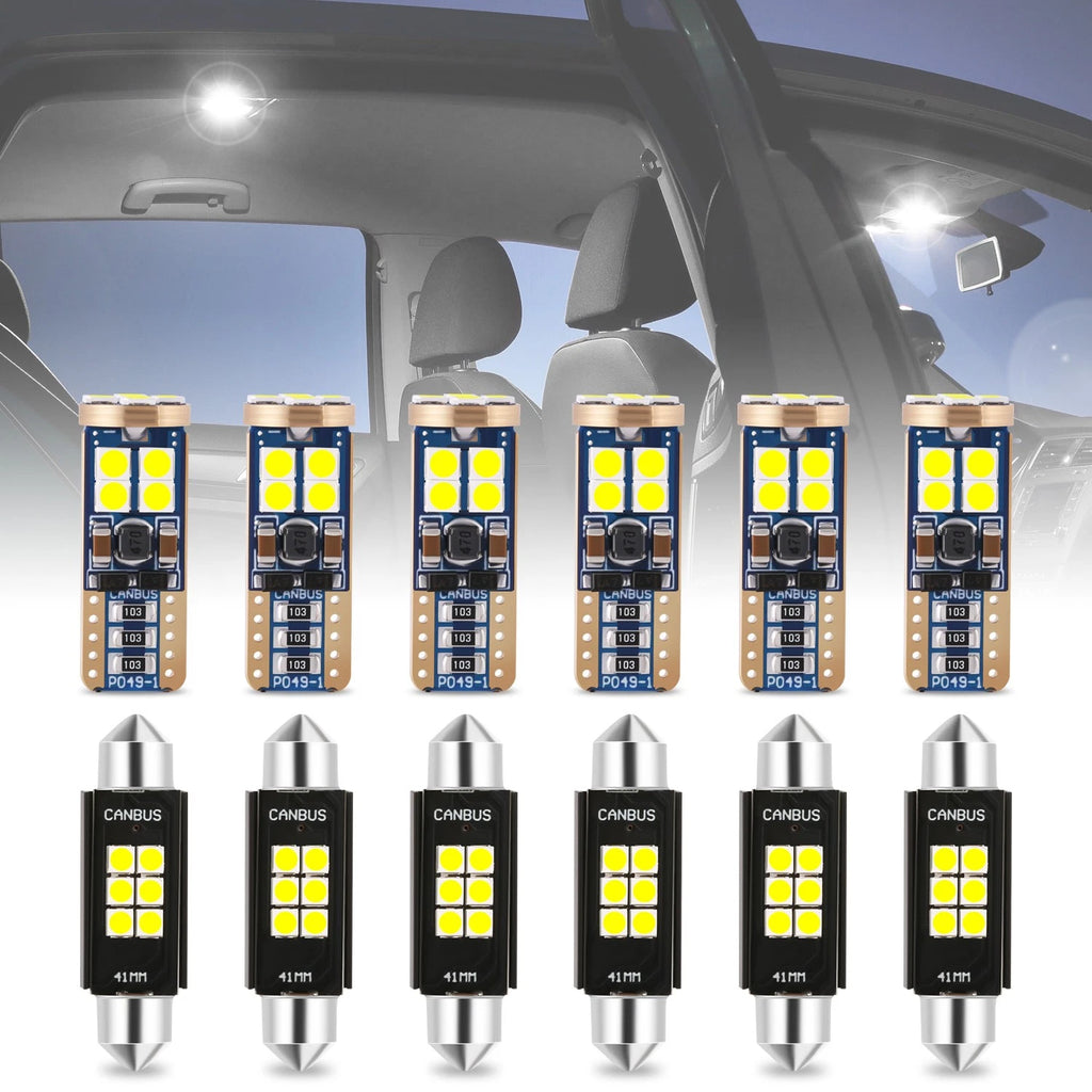 Set of 12 LED Dome Glove Box Lights for Dodge Charger (2015–2022)