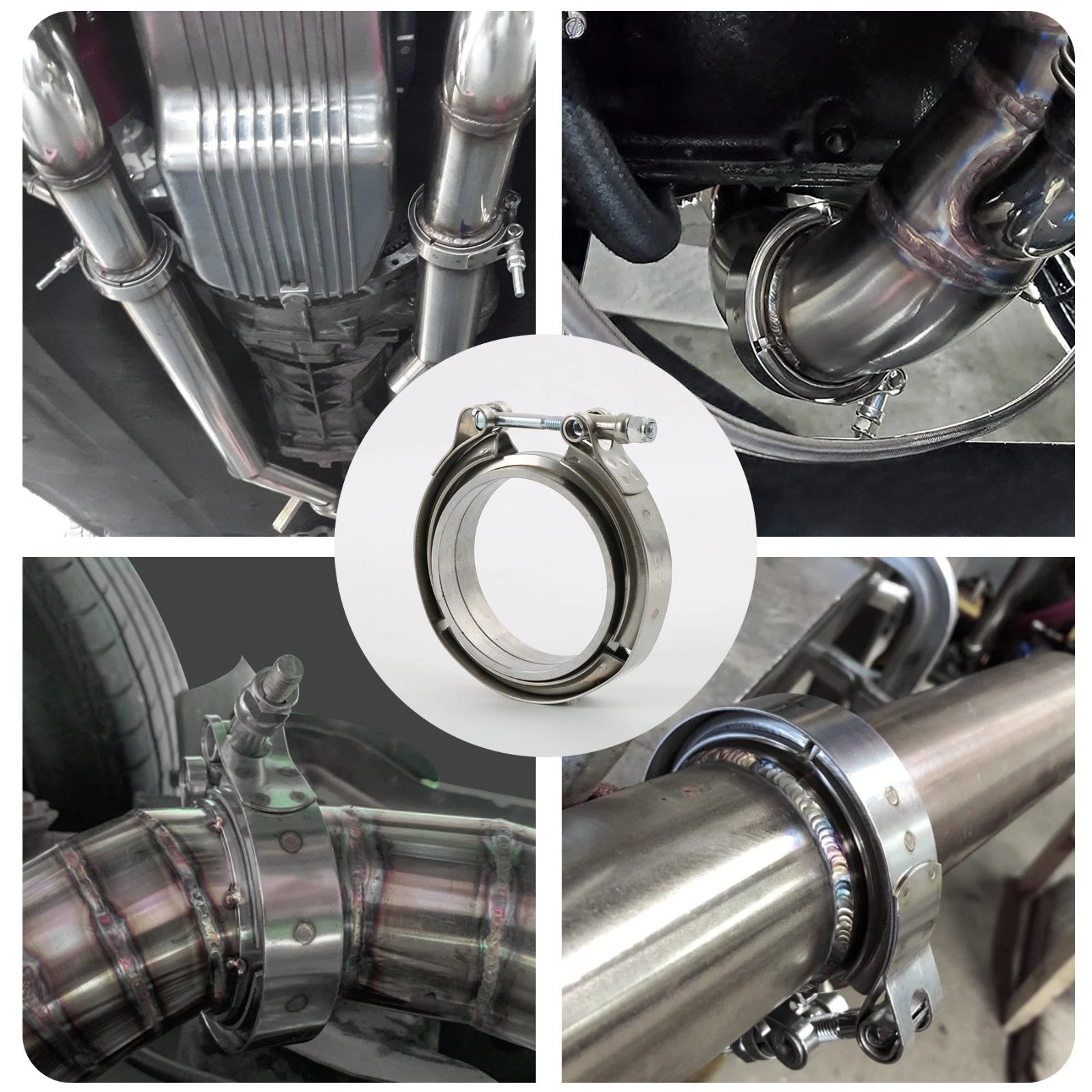 2.25'' Flange Clamp Kit for Turbo Exhaust (Fit Various Models)