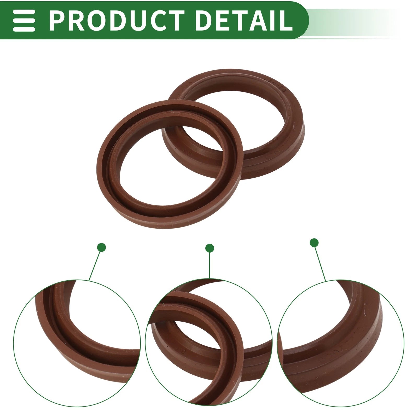 Set of 5 Oil Seal Rotary Shaft Seal FKM Rubber 28x36x4.5mm