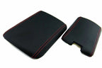 Center Console Lid Armrest for Mazda RX-8 (2004–2008) Black Red Stitch