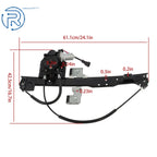 Window Regulator with Motor for Chevrolet Trailblazer GMC Envoy