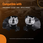 Front Steering Knuckles & Wheel Hub Bearings for Hyundai Accent (2011-2017)