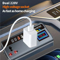 Car Power Converter with Safety Monitoring and Multiple Charging Options
