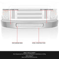 Chrome Front Bumper Face Bar for Ford E-150 E-250 E-350 E-450 (2008–2019)