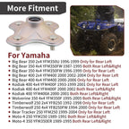 Rear Wheel Axle Hub 2x4 for Yamaha Timberwolf (1992–2000)