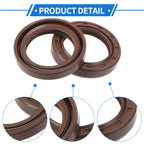 Set of 2 Oil Seal Rotary Shaft Seal FKM Rubber 28x40x7mm