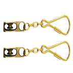 Set of 2 Rope Pulley Keychains for Small Ship (Mini)