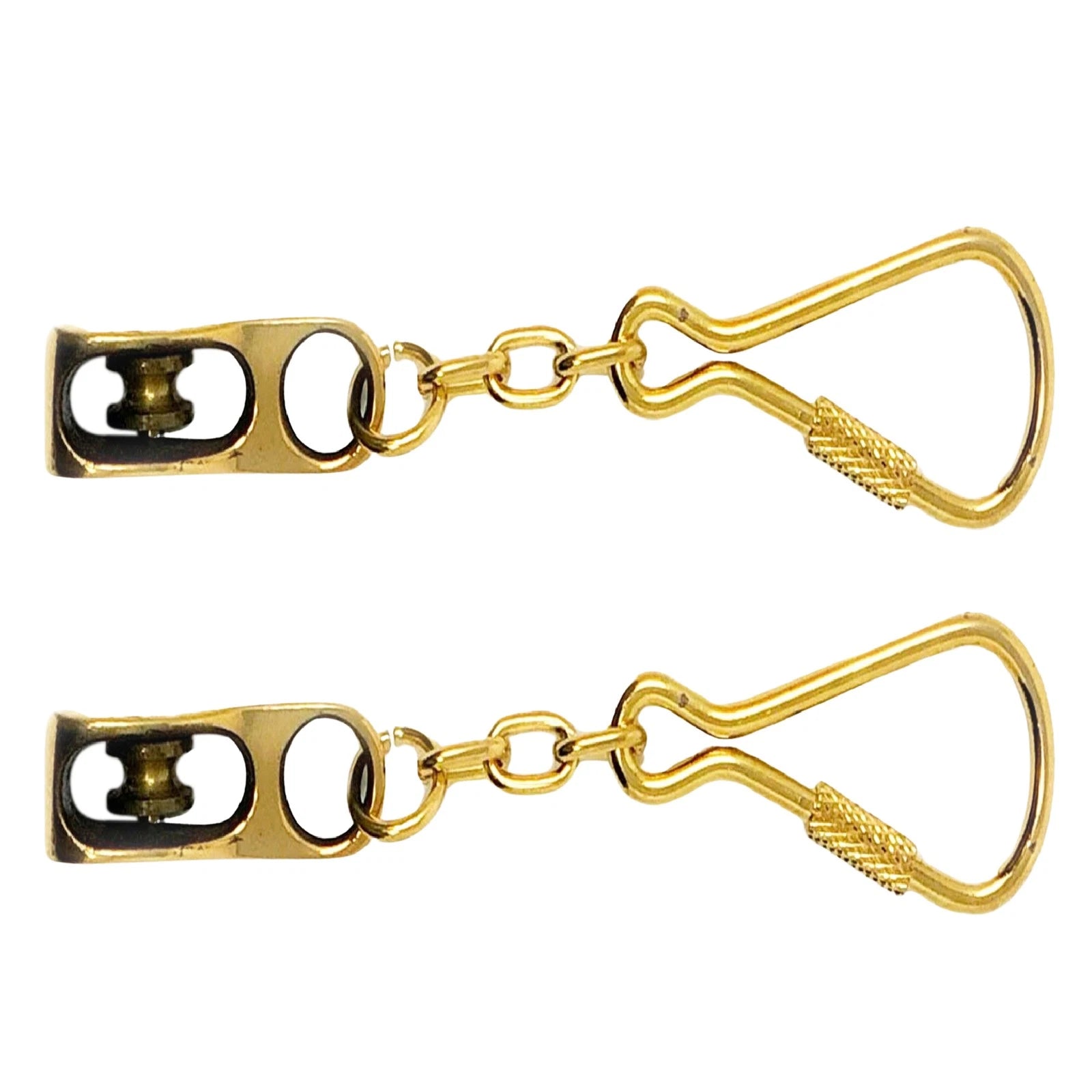 Set of 2 Rope Pulley Keychains for Small Ship (Mini)