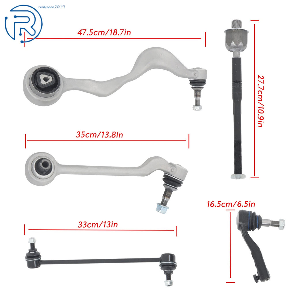 Set of 2 Control Arm Ball Joints for BMW 335i 328i E90 (2007-2013)