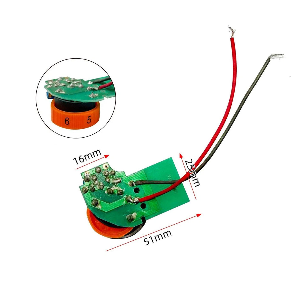 Regulator Switch for Hair Dryer and Blower (6-Gear Adjustment)