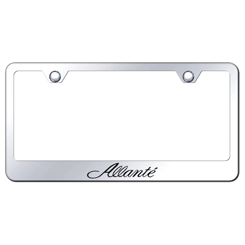 Mirrored License Plate Frame - Officially Licensed for Cadillac Allante