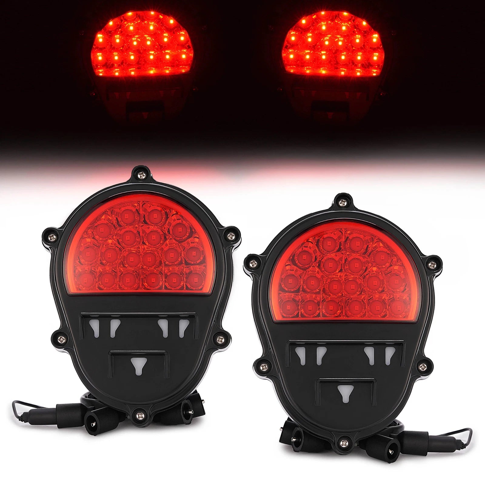 LED Red Lens Brake Lights for Humvee M35 M998 (1990–2006) #12422958