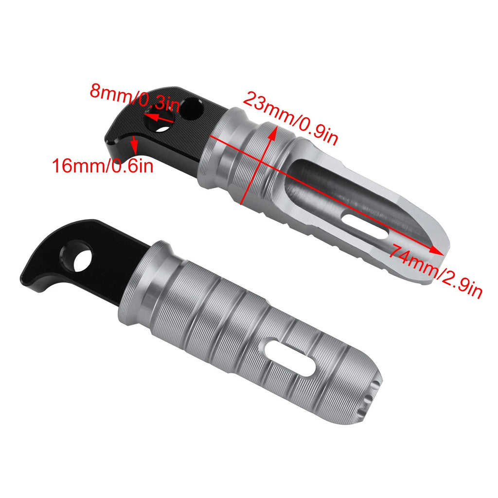 Rear Footrests Foot Pegs for Yamaha YZF R7 MT07 MT09 Tracer 9 GT (2021–2024)