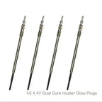 4 Pcs 4.4V Dual Core Heater Glow Plugs for Suzuki Saab 9-5 9-3 9-3X (2003-2011)