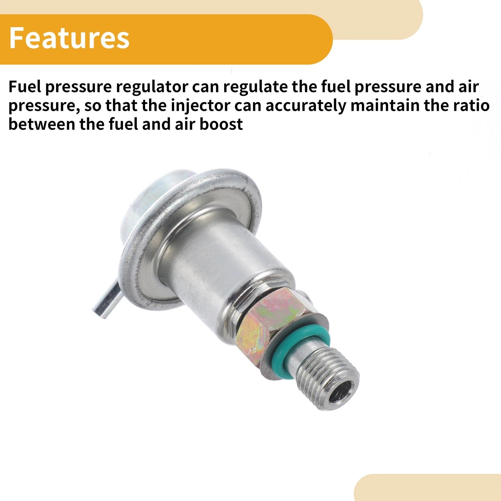 Fuel Pressure Regulator for Honda Accord (1995–1997) No. 16740P0GA01 Metal