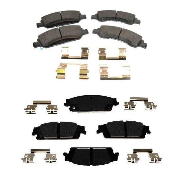 Set of 4 Brake Pads for Cadillac Escalade, Chevrolet Tahoe, Yukon (Police Package)