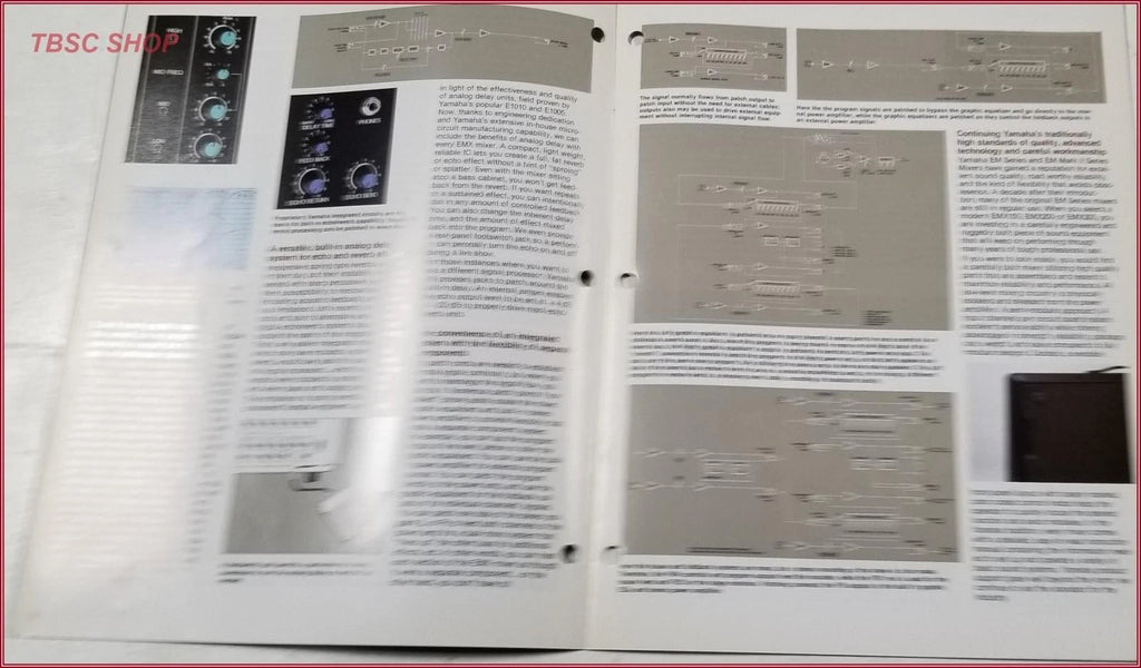 Yamaha EMX Integrated Mixer Brochure