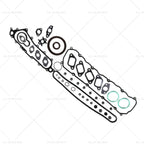 Head Gasket Kit & Bolt Set for Toyota Hilux KZN165 Prado KZJ95 (3.0L)