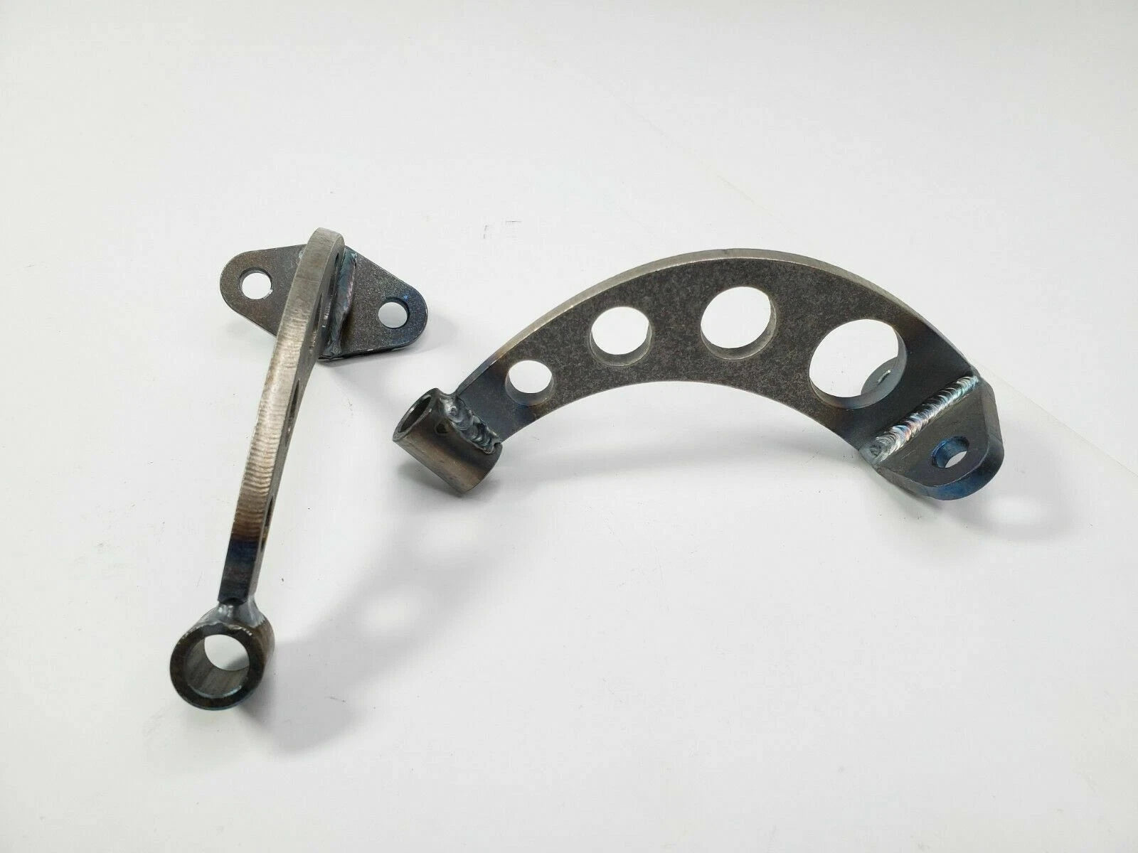 Headlight Stands with Black Dietz Buckets for Custom Steel Frame Mount (Pair)