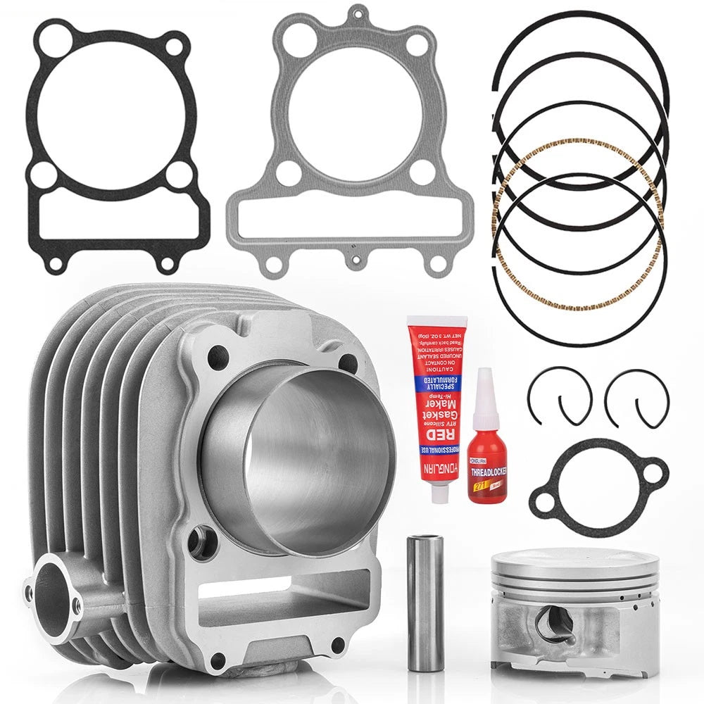 Top End Kit Cylinder Piston Gasket for Yamaha Timberwolf 250 (1992–1998) 4BD-11310-01-00