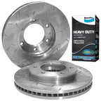 Front Slotted Dimpled Disc Rotors for Ford Ranger (2011-2019)