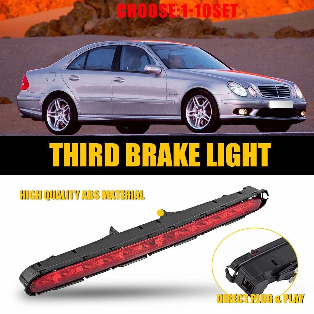 Red LED Rear Stop Third Brake Light for Mercedes Benz E-Class W211 (2003–2009)