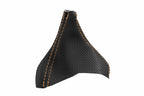 Automatic Shift Boot Cover for Volvo XC90 (2003–2014) Carbon Fiber Orange Stitch
