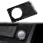 Interior Ignition Switch Button Cover Trim for Audi A4 S4 A5 (2008–2020) Carbon Fiber Black