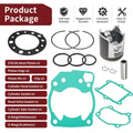 Top End Rebuild Piston Cylinder Gaskets Kit for Honda CR250R (1992–1996) 66.40mm STD