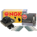 NGK Ignition Coil & 8 V-Power Spark Plugs for Ford F-150 (1997–2003)
