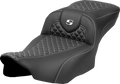 SADDLEMEN Roadsofa Extended Reach Seat for Harley Davidson