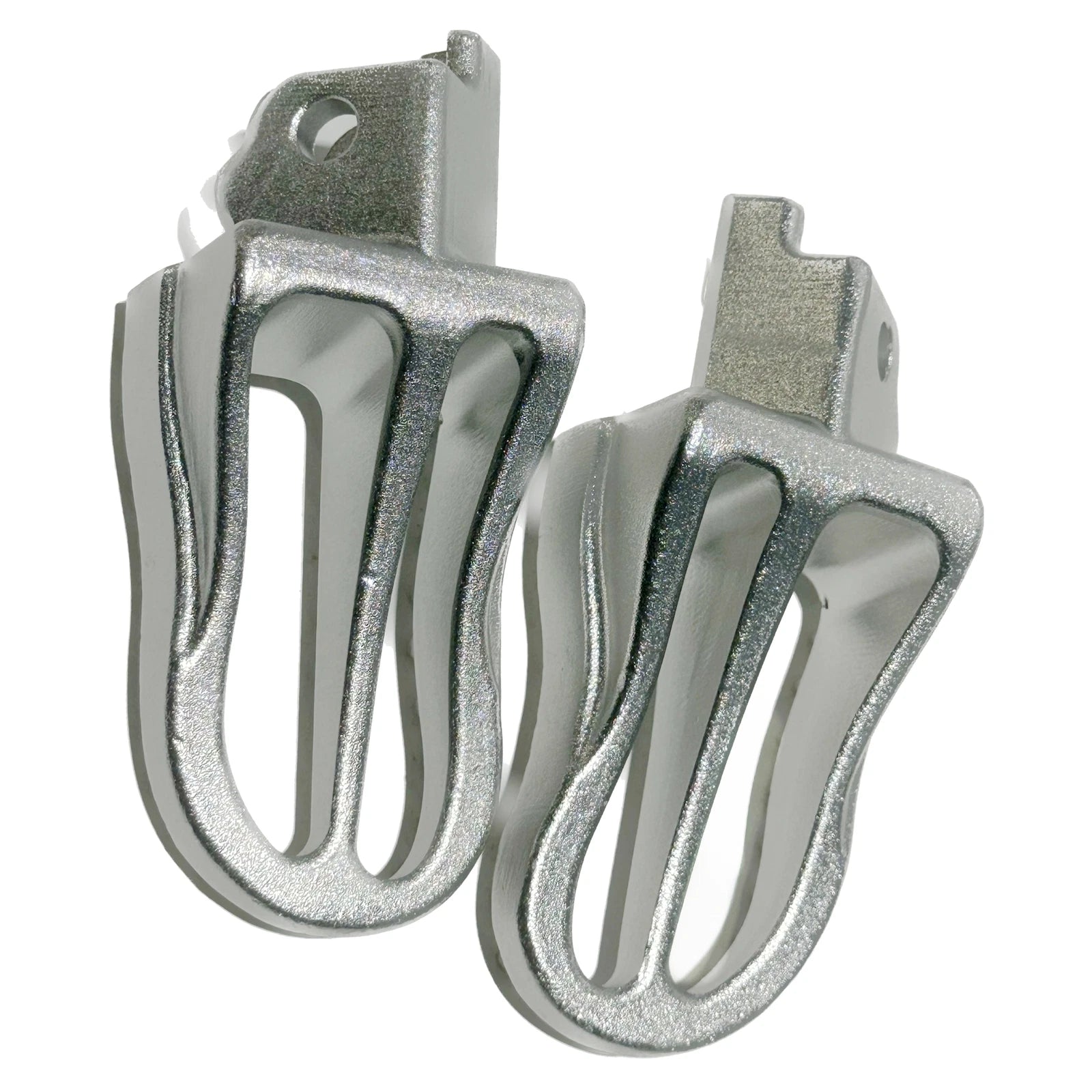 Alloy Chrome Foot Pegs for Pit Pro Dirt Bike (125cc–150cc)