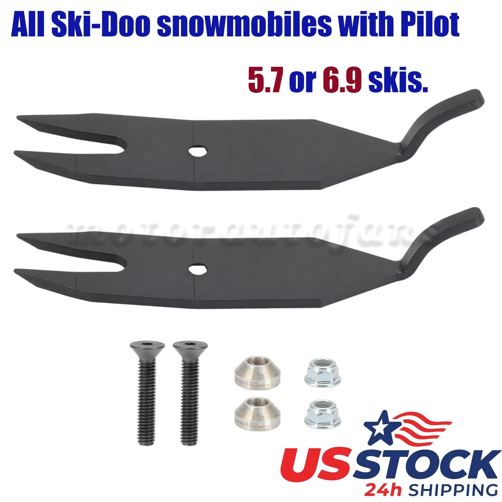 Ski Protectors for Ski-Doo Snowmobiles (Pilot 5.7, 6.9)