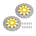 2pc 11.8" Floating Front Brake Rotor Disc for Harley-Davidson Dyna (2006–2017)