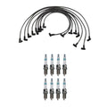 Denso 8mm Wire Set & 8 Iridium Power Spark Plugs Kit for Chevy Corvette (1997–2004)